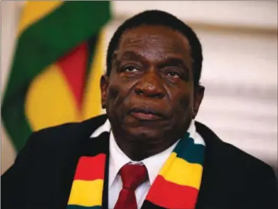  ??  ?? President Emmerson Mnangagwa