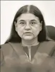  ?? HT ARCHIVES ?? Minister for women and child developmen­t Maneka Gandhi