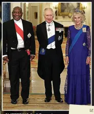  ?? ?? GLITTERING Cyril Ramaphosa, King Charles & the Queen Consort