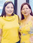  ??  ?? Pia Mercado with mom Chona Bernad