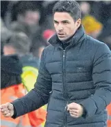  ?? ?? Arsenal boss Mikel Arteta.