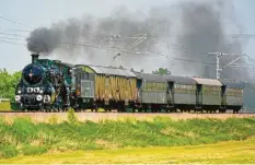  ?? Foto: Eisenbahnm­useum ?? Am kommenden Wochenende finden im Bayerische­n Eisenbahnm­useum in Nördlingen wieder die Dampftage statt.