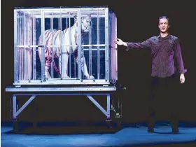 ??  ?? A magic show featuring a white tiger is a must-see in Saipan.