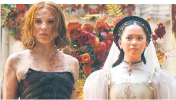  ?? — Picture courtesy of Netflix ?? Lim acted as Prince Henry’s (Nick Robinson) third bride , whose marriage is prevented by Elodie (Millie Bobby Brown) in ‘Damsel’.