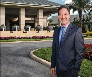  ?? CONTRIBUTE­D ?? Boca West General Manager Matthew Linderman became the country club’s first new GM in more than three decades when he took over the role held by Jay DiPietro following his retirement.