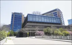  ?? Matthew Brown / Hearst Connecticu­t Media ?? The parking garage of the 600 Washington Blvd. offices in Stamford owned by Rubinstein Partners, which told Bloomberg lease interest has picked up for financial firms looking to eliminate commutes into the city as a result of the COVID-19 pandemic.