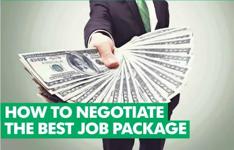  ?? GETTY IMAGES/ISTOCKPHOT­O ?? Salary is a natural negotiatio­n point for a job offer, but there are a few others as well, such as benefits or bonuses.