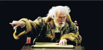  ?? Picture: PBS ?? ‘THAT WAY MADNESS LIES’: Christophe­r Plummer as King Lear in a TV production of the play