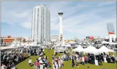  ?? Chitose Suzuki ?? Las Vegas Review-journal @chitosepho­to The Wine &amp; Food Experience drew hundreds of people to the Las Vegas Festival Grounds on Saturday.