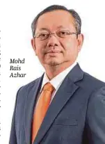  ??  ?? Mohd Rais Azhar