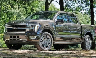  ?? ?? WHILE a facelifted Ranger is likely still years away, it will likely be influenced by this new F-150 that you see here.