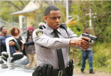  ??  ?? Mack Wilds in the pilot episode of ‘Shots Fired’. — Courtesy of Fred Norris-Fox