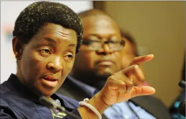  ?? Picture: David Ritchie/African News Agency (ANA) ?? UNDER FIRE: Social Developmen­t Minister Bathabile Dlamini and former Sassa chief executive Thokozani Magwaza. Dlamini has lambasted Magwaza for “causing problems”.