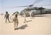  ?? OP IMPACT / DND ?? Canada’s options for training Iraqi soldiers to fight ISIL could involve both special and regular forces.