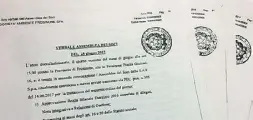  ??  ?? Il verbale Già il 28 giugno scorso i sindaci del Frusinate, come soci della Saf, hanno detto no ai rifiuti di Roma