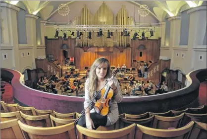  ??  ?? HIGHLIGHT: Violinist Nicola Beneditti will perform as lead soloist during the concerts in Chennai, New Delhi and Mumbai. Picture: Kirsty Anderson