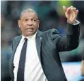 ?? DAVID ZALUBOWSKI/ ASSOCIATED PRESS ?? Rumors are swirling about a return to Orlando by former coach Doc Rivers.