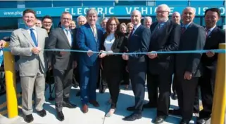  ??  ?? Sponsors from left to right: Jeffrey Lyash, President and CEO, Ontario Power Generation, Anthony Haines, President and CEO, Toronto Hydro, The Honourable Glen Murray, Ontario’s Minister of Environmen­t and Climate Change, Cara Clairman, President and...