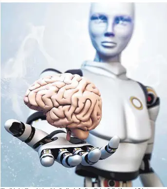  ??  ?? Künstliche Intelligen­z ist derzeit in aller Munde. Der Hype fördert die Nachfrage nach Talent
