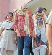  ?? HT PHOTO ?? The two women being taken to a court in Mohali on Tuesday.