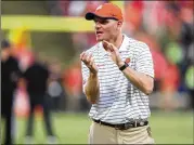  ?? AP 2022 ?? Brandon Streeter was fired in January after one season as Clemson’s offensive coordinato­r. He was recruiting coordinato­r for the Tigers from 2014-19.