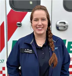  ?? Submitted photo ?? ■ LifeNet Paramedic Annie Norton has received the 2020 Star of Life Award for LifeNet, Inc.’s Texarkana Division.