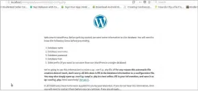  ??  ?? After you unzip the Wordpress download, you can load the website in a browser and follow installati­on instructio­ns.