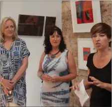  ??  ?? Artists Breda McNelis, Patricia Murphy, Gillian Callan