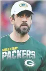  ??  ?? Aaron Rodgers