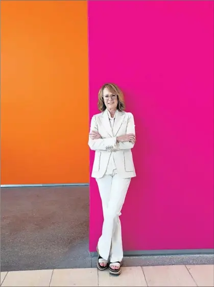  ?? Katie Falkenberg Los Angeles Times ?? LOS ANGELES has become “the red hot center” of the art world. Thank the Hammer’s Ann Philbin for her part in that.