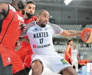  ?? | PHOTO : SÉBASTIEN DIEU DEVIENNE ?? Garry Chathuant le capitaine du Nantes Basket Hermine.