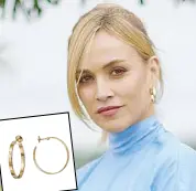  ??  ?? Carmen Jorda stuck to the classic Love earrings.