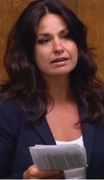  ??  ?? Emotional: Heidi Allen speaks in House yesterday