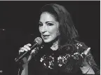  ?? ?? Gloria Estefan accepts her Icon award at the 2023 RIAA Honors on Tuesday in Washington, D. C.