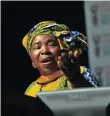  ??  ?? NKOSAZANA DLAMINI ZUMA