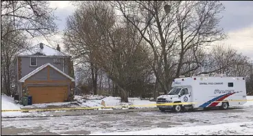  ??  ?? A crime scene tape surrounds a property owned by alleged serial killer Bruce McArthur, where police say they recovered the remains of six people from flower pots, in Toronto, Canada on Thursday.