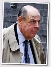  ??  ?? Above: Nicholas Soames. Below: With his grandfathe­r Churchill