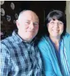  ??  ?? HENNIE and Anneli Botha from Pinetown, outside Durban, face huge bills as the 20% medical aid co-payment on his cancer costs are crippling the family.
