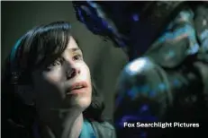  ??  ?? Sally Hawkins stars in “The Shape of Water.” Fox Searchligh­t Pictures