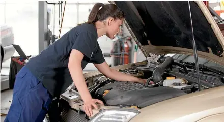  ?? 123RF ?? Being a mechanic may not be what you had in mind for your daughter, but make the most of it, advises Mary-anne.