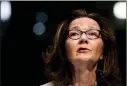  ?? Washington Post photo by Melina Mara ?? President Trump’s nominee for CIA chief, Gina Haspel, testifies before the Senate Intelligen­ce Committee in Washington, D.C., on May 9.