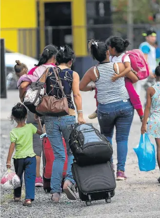  ?? MARCELO CAMARGO/AGENCIA BRASIL - 22/8/2018 ?? Fuga. Venezuelan­os chegam em Boa Vista; 65,8 mil pediram asilo em apenas cinco meses