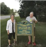  ??  ?? Larry and Sharon Adams now own the family farm, a great 90-acre hobby farm in Michigan.