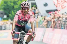  ?? FOTO: EFE ?? Nairo Quintana defenderá hoy la maglia con uñas y dientes ante el acoso de los rivales