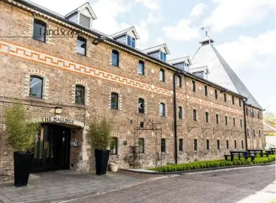  ??  ?? The Maltings was originally part of a riverside brewing complex, where locally grown barley was processed into malt. Today, it is home to an arts cinema and theatre.