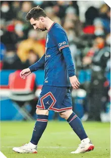  ?? ?? Lionel Messi permanece aislado en Argentina y en constante comunicaci­ón con el cuerpo médico del PSG.