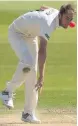  ??  ?? BIG WORRY England bowler Stuart Broad