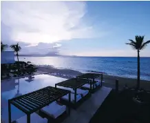  ??  ?? The Gansevoort Playa Imbert is a gorgeous resort in the Dominican Republic, with a lovely beach and superb food.