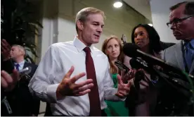  ?? ?? Jim Jordan at the US Capitol on 16 October. Photograph: J Scott Applewhite/AP