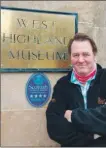  ?? ?? Chairman of the West Highland Museum board of directors Ian Peter MacDonald.